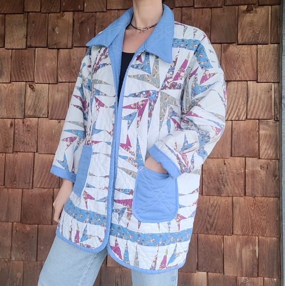 Hand Crafted Quilted Jacket - Picture 7 of 8